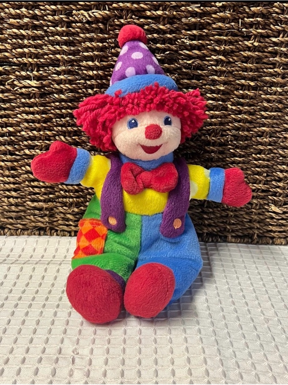 Vintage Gymbo the Clown by Gymboree Vintage Plush Y2K 2001 With Giggle Box